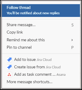 Follow threads