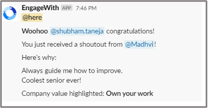instant recognition