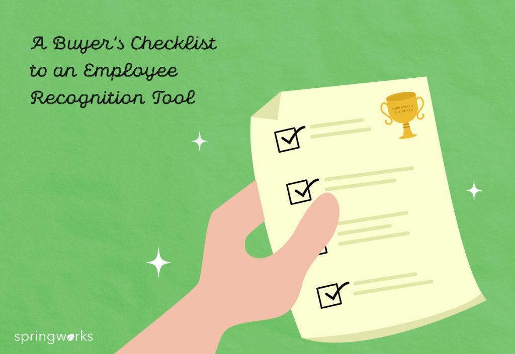 A Buyer’s Checklist to an Employee Recognition Tool