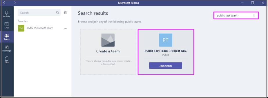 Join a Team