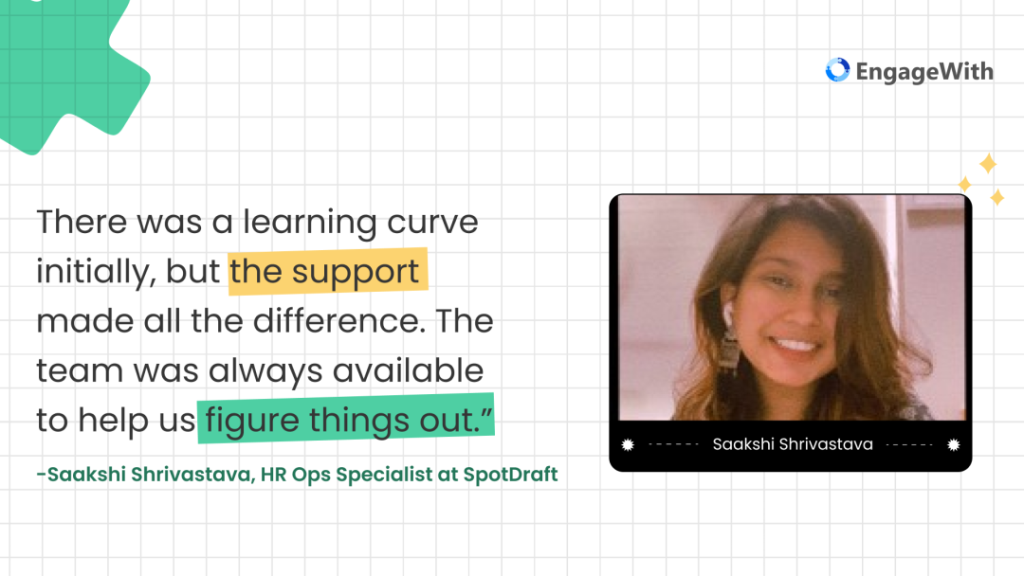 support made all the difference