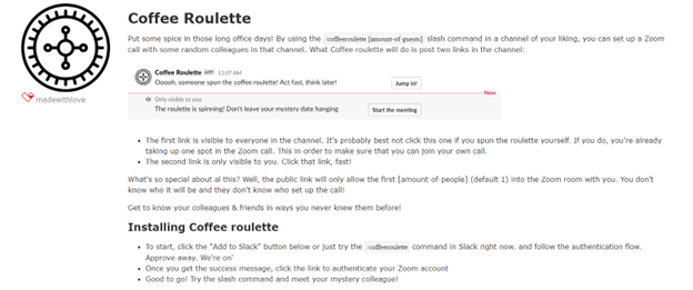 Coffee Roulette