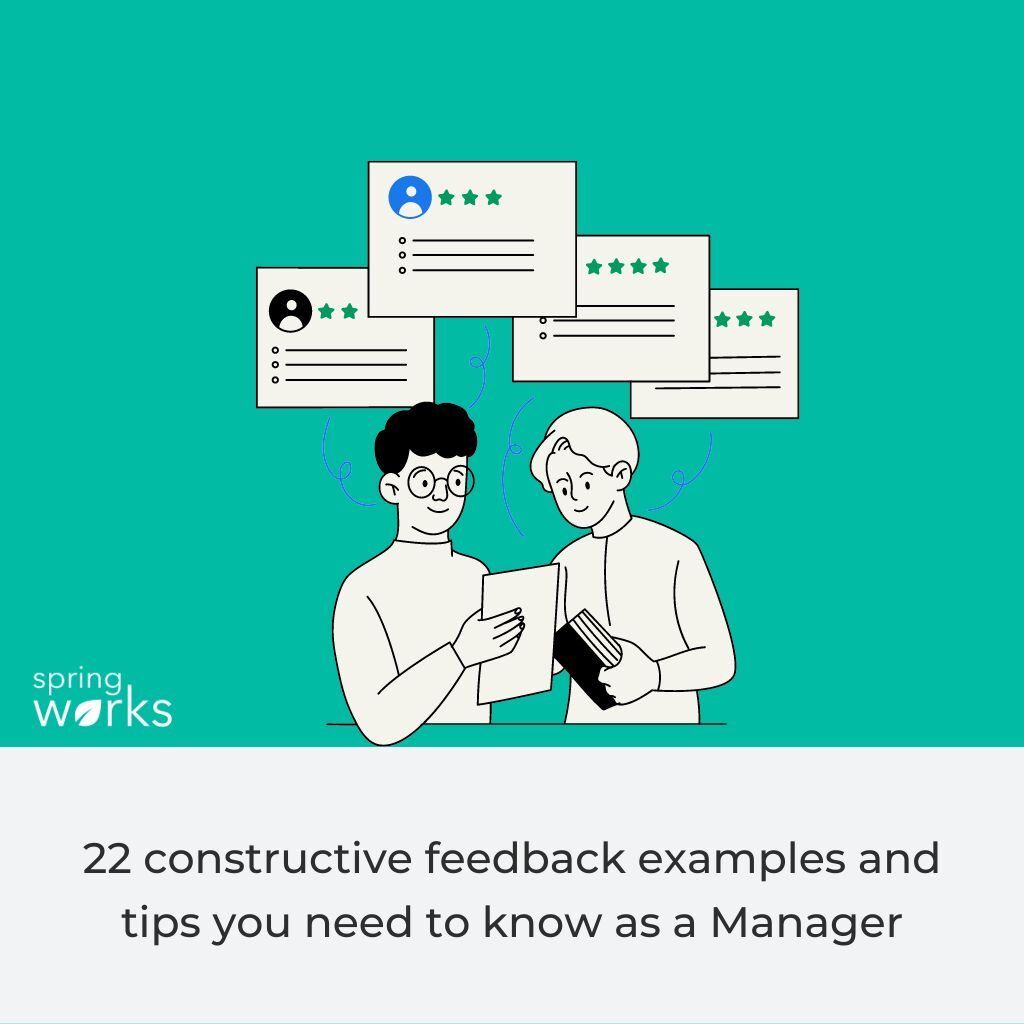 constructive feedback examples