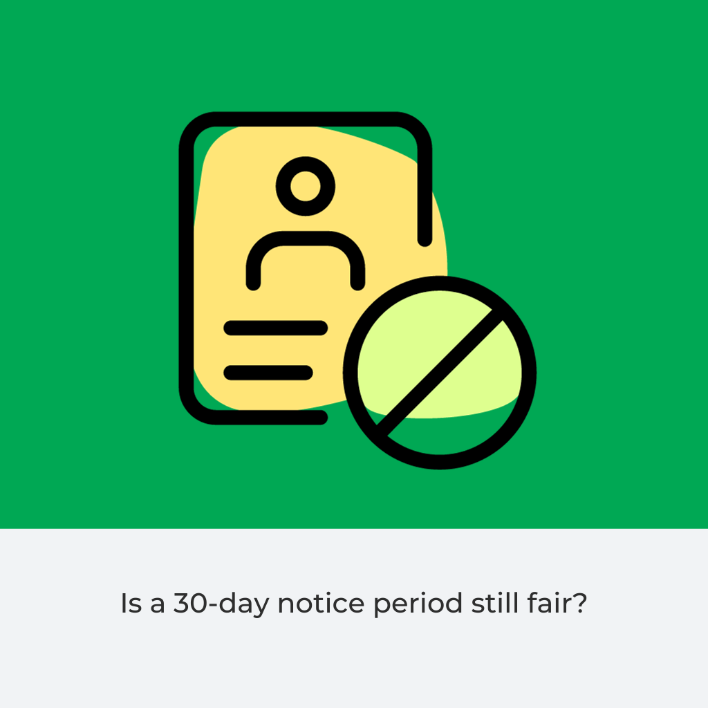notice period