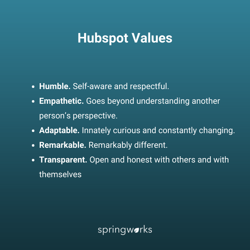 Hubspot-Values